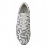 Sneakers Monza in pelle Bianca e Nera - EU35/US5