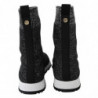 Sneakers Norvegia in mix di lurex argento nero - EU37.5/US7.5