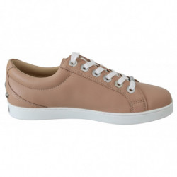 Sneakers in pelle rosa...