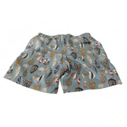 Pantaloncini da bagno blu Seashell Beachwear - IT3 - XS