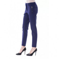 Jeans e pantaloni in poliestere blu - W46