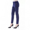Jeans e pantaloni in poliestere blu - W46