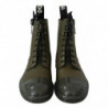 Stivali in pelle verde con cerniera Scarpe da uomo - EU39/US6