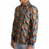 Camicia da uomo in seta con logo DG multicolore - IT38 - XXS