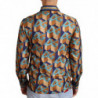 Camicia da uomo in seta con logo DG multicolore - IT38 - XXS