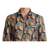 Camicia da uomo in seta con logo DG multicolore - IT38 - XXS