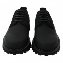 Scarpe Derby Vulcano Chunky pelle vitello gommata nera - EU44/US11