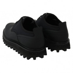 Scarpe Derby Vulcano Chunky pelle vitello gommata nera - EU44/US11