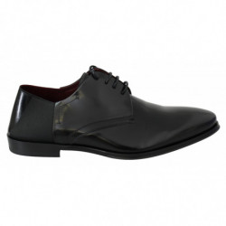 Scarpe derby in pizzo in...