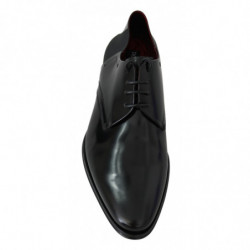 Scarpe derby in pizzo in pelle verniciata nera - EU41.5/US8.5