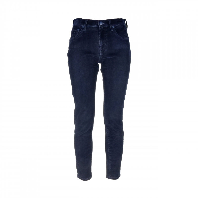 Jeans e pantaloni in cotone blu - W27
