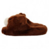 Scarpe sandali con pantofole marroni con orsacchiotto - EU42/US9