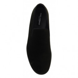 Mocassini da uomo slip on in velluto verde - EU39/US6