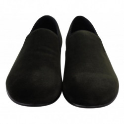 Mocassini da uomo slip on in velluto verde - EU39/US6