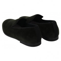 Mocassini da uomo slip on in velluto verde - EU39/US6