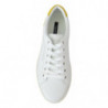 Scarpe da ginnastica basse in pelle bianca gialla - EU40/US7