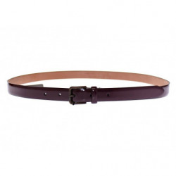 Cintura Gürtel in pelle viola con logo - 85 CM / 34 INCHES