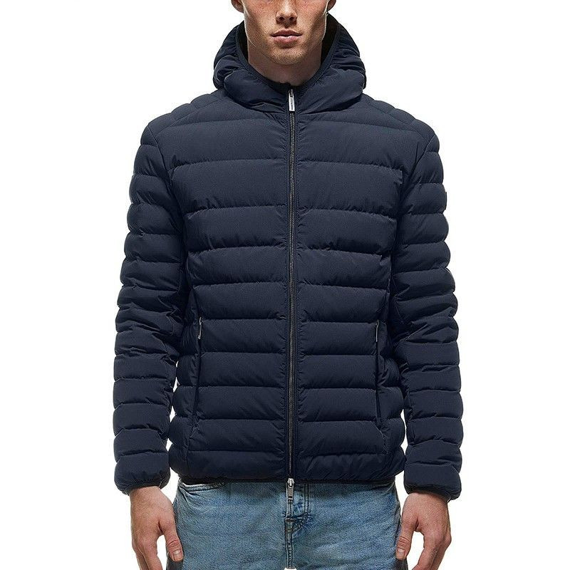 Giacca in nylon blu - S