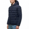 Giacca in nylon blu - S