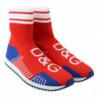 Scarpe da ginnastica con logo Sorrento blu rosso - EU39/US6