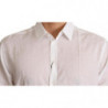 Camicia MARTINI in cotone bianco con motivo floreale - IT41 - L