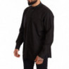 Camicia elegante nera in cotone 100%. - IT38 - XS