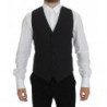 Gilet blazer in lana elasticizzata grigia - IT50 - L