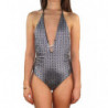 Costumi da bagno in poliestere nero - M