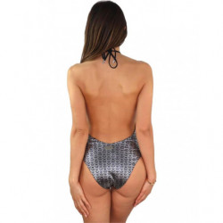 Costumi da bagno in poliestere nero - M