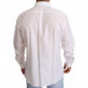 Camicia MARTINI da uomo slim fit in cotone bianco - IT44 - 3XL