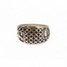 Anello in argento rodiato 925 sterling - EU63 - US11