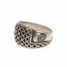 Anello in argento rodiato 925 sterling - EU63 - US11