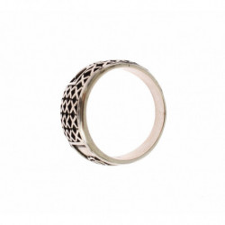 Anello in argento rodiato 925 sterling - EU63 - US11