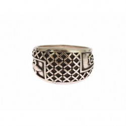 Anello in argento rodiato 925 sterling - EU63 - US11