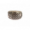 Anello in argento rodiato 925 sterling - EU63 - US11