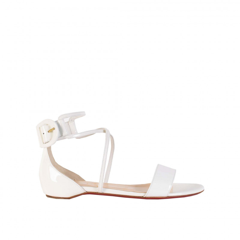 Sandali Choca in pelle bianca - EU36.5/US6.5