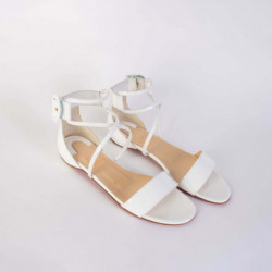 Sandali Choca in pelle bianca - EU36.5/US6.5