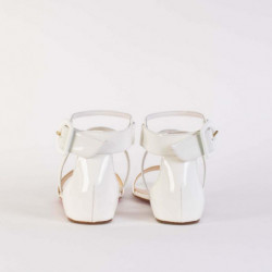 Sandali Choca in pelle bianca - EU36.5/US6.5