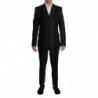 Abito formale in 2 pezzi di rayon a strisce nere - IT48 - M