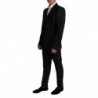 Abito formale in 2 pezzi di rayon a strisce nere - IT48 - M