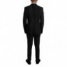 Abito formale in 2 pezzi di rayon a strisce nere - IT48 - M