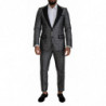 Abito MARTINI formale in 2 pezzi con motivo argento - IT50 - L