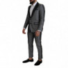 Abito MARTINI formale in 2 pezzi con motivo argento - IT50 - L