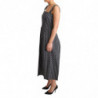 Abito a trapezio in cotone con motivo bianco nero - IT42-M