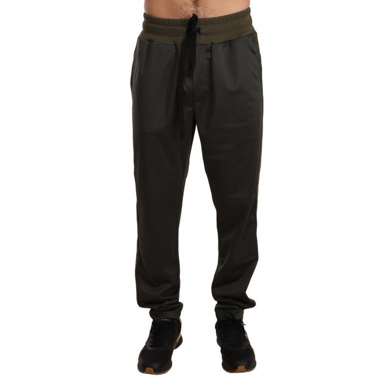 Pantaloni da jogging in poliestere verde - IT48 - M