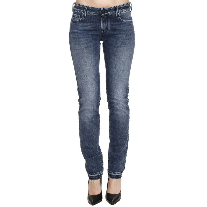 Jeans e pantaloni in cotone blu - W26