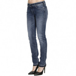 Jeans e pantaloni in cotone blu - W26
