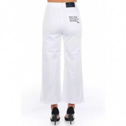 Jeans e pantaloni in cotone bianco - W44