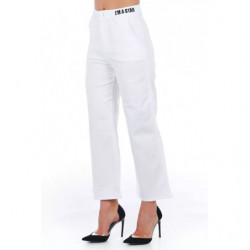 Jeans e pantaloni in cotone bianco - W40