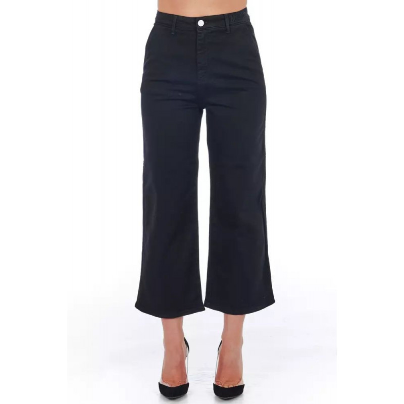 Jeans e pantaloni in cotone nero - W42